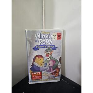 Winnie the Pooh - Seasons of Giving Disney (VHS, 1999, Clam Shell) New 555